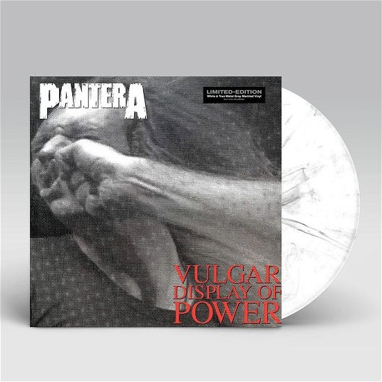 Cover for Pantera · Vulgar Display of Power (LP) [White &amp; True Metal Gray Marbled edition] (2021)
