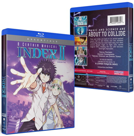 A Certain Magical Index II - Season 2 - Blu-ray - Movies - ACTION; FANTASY - 0704400103995 - August 17, 2021