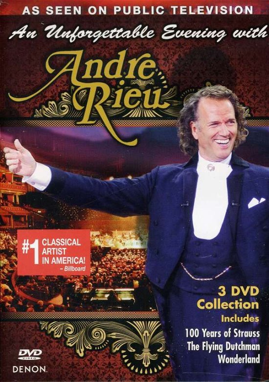 Cover for Andre Rieu · An Unforgettable Evening with Andre Rieu (DVD) (2011)