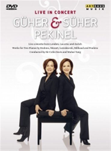 Cover for Pekinel, Guher &amp; Suher · Live In Concert (DVD) [Widescreen edition] [Digipak] (2019)