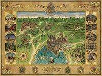 Cover for Ravensburger · Hogwarts Map 1500 bitars pussel - Harry Potter (MERCH) (2021)