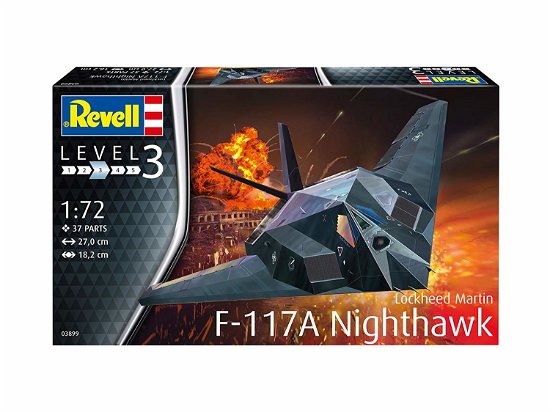 F-117A Nighthawk Stealth Fighter Revell: schaal 1:72 - Revell - Merchandise - Revell - 4009803038995 - 