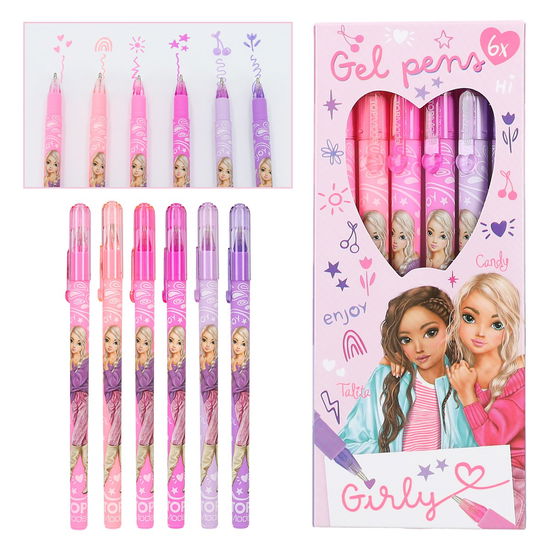 Cover for Topmodel · Girly Gel Pen Set ( 0412191 ) (Leksaker)