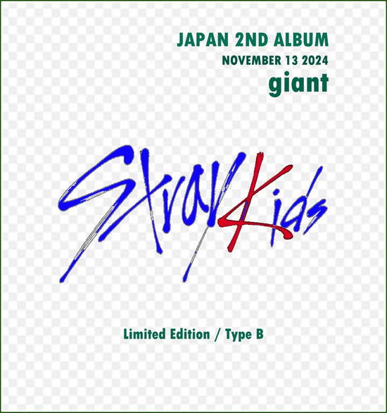 STRAY KIDS · Giant - 2nd Japanese album (CD/Merch) [CD Deluxe w. Book edition] [B Version] (2024)