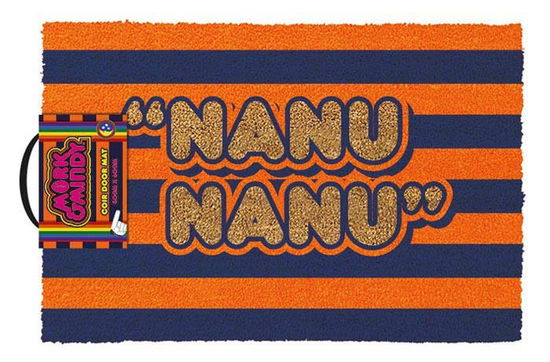 Mork & Mindy: Nanu Nanu Door Mat (Zerbino) - Pyramid - Fanituote - PYRAMID - 5050293856995 - 