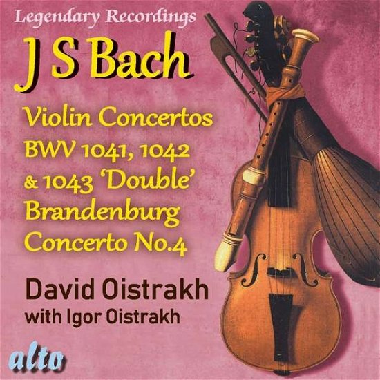 Cover for David Oistrakh · Bach Violin Concertos 1. 2. 3 Plus Brandenburg Concerto No.4 (CD) (2018)