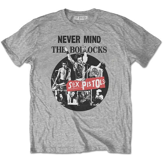Cover for Sex Pistols - The · The Sex Pistols Unisex T-Shirt: Never Mind The Bollocks (T-shirt) [size S] [Grey - Unisex edition]