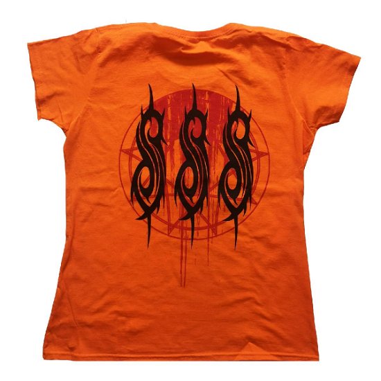 Cover for Slipknot · Slipknot Ladies Tee: Winged Devil (Back Print) (T-shirt) [size XS] [Orange - Ladies edition]
