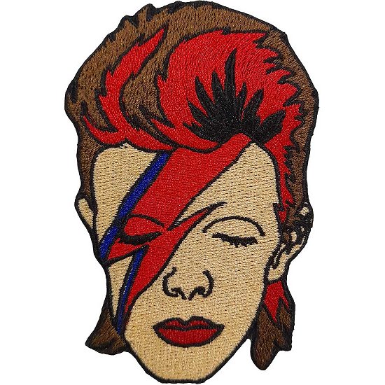 Cover for David Bowie · David Bowie Standard Woven Patch: Ziggy Face (Patch)