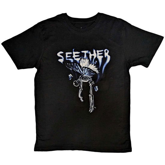 Seether Unisex T-Shirt: Dead Butterfly - Seether - Produtos -  - 5056737204995 - 