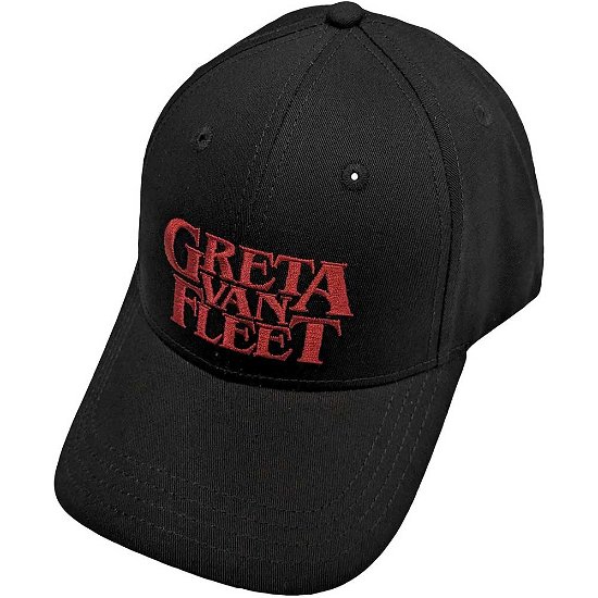 Greta Van Fleet Unisex Baseball Cap: Red Logo - Greta Van Fleet - Merchandise -  - 5056737220995 - 