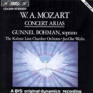 Concert Arias - Mozart / Wedin / Kalmar Lans Chamber Orchestra - Musik - BIS - 7318590002995 - 22. September 1994