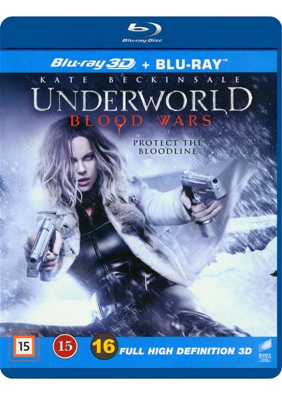 Cover for Underworld 5 · Underworld: Blood Wars (3D Blu-ray/BD) (2017)
