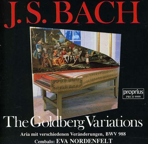 Cover for Bach,j.s. / Nordenfelt · Goldberg Variations (CD) (1988)