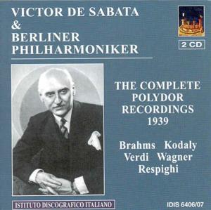 Symphony 4 - Brahms J / Berlin Philharmonic Orch / De Sabata - Music - IDIS - 8021945000995 - January 2, 2009