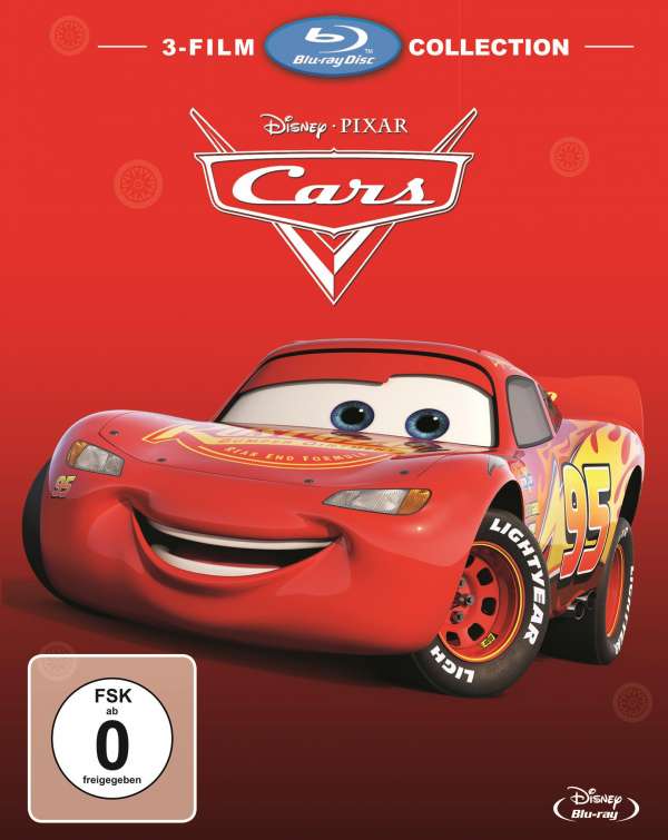 Lasseter John Cars 1 Cars 2 Cars 3 3 BRs Blu ray 2018