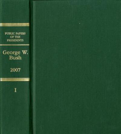 Cover for Office of the Federal Register (U.S.) · Public Papers of the Presidents of the United States, Book 1 (Hardcover Book) (2008)