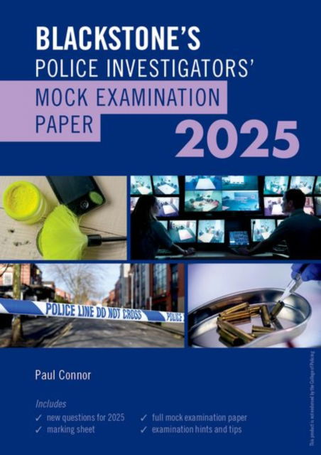 Paul Connor · Blackstone's Police Investigators Mock Exam 2025 - Blackstone's Police (Paperback Book) (2024)