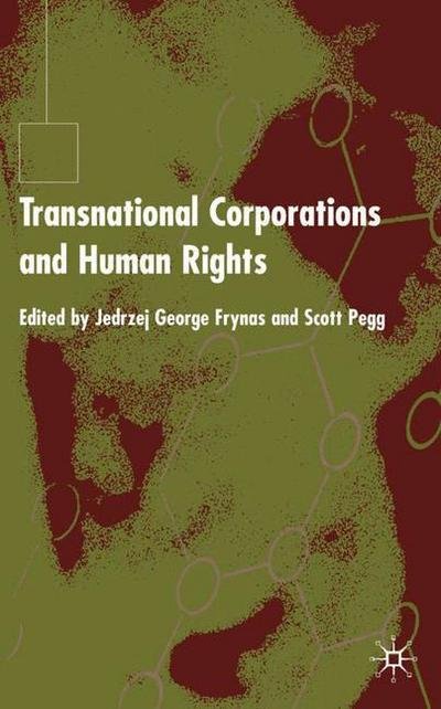Cover for Frynas, Jedrzej George, Dr · Transnational Corporations and Human Rights (Inbunden Bok) (2003)
