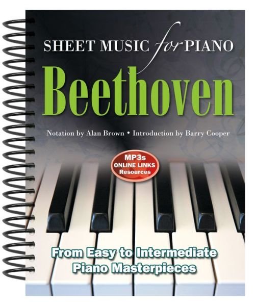 Cover for Beethoven: Sheet Music for Piano: From Easy to Advanced; Over 25 masterpieces - Sheet Music (Spiral Book) [New edition] (2013)