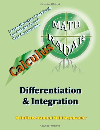 Cover for Aejeong Kang · Calculus (Differentiation &amp; Integration): Lesson / Practice Workbook for Self-study and Test Preparation (Paperback Bog) (2014)