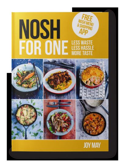 NOSH for One: Unique Meals, Just for You! - NOSH - Joy May - Książki - inTRADE(GB) Ltd - 9780993260995 - 18 czerwca 2021