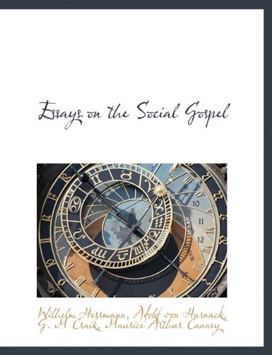 Cover for Dr · Essays on the Social Gospel (Taschenbuch) [Large type / large print edition] (2009)