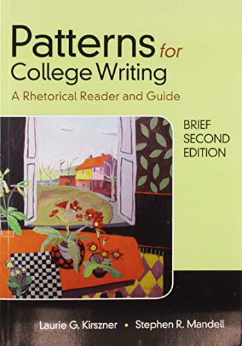 Cover for Laurie G. Kirszner · Patterns for College Writing, Brief Edition 14e &amp; Documenting Sources in APA Style 2020 Update (Paperback Book) (2019)