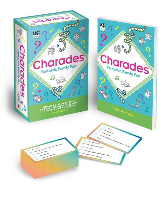 Cover for Julian Flanders · Charades – Fantastic Family Fun: Contains a 64-Page Book and 800 Charades Subjects to Baffle and Entertain - Arcturus Leisure Kits (Paperback Book) (2023)