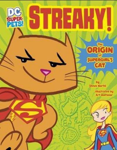 Cover for Steve Korte · Streaky: The Origin of Supergirl's Cat - DC Super-Pets Origin Stories (Paperback Book) (2017)