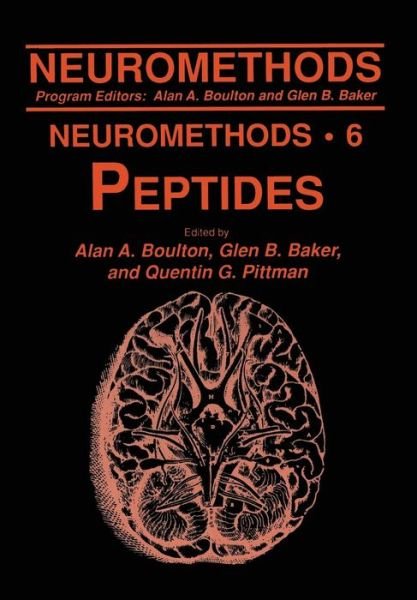 Cover for Alan a Boulton · Peptides - Neuromethods (Paperback Book) [Softcover reprint of the original 1st ed. 1987 edition] (2013)