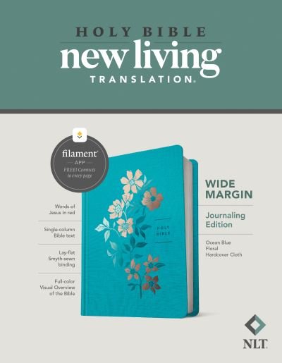 Cover for Tyndale · NLT Wide Margin Bible, Filament Enabled Edition, Blue (Hardcover bog) (2022)