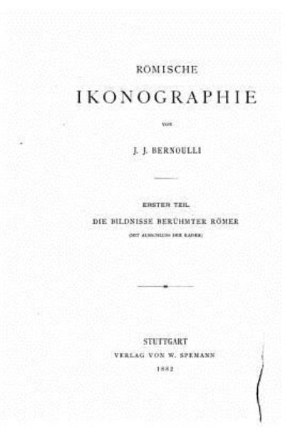 Cover for J J Bernoulli · Roemische ikonographie (Paperback Book) (2016)