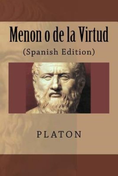 Cover for Platon · Menon O de la Virtud (Paperback Book) [Spanish edition] (2016)
