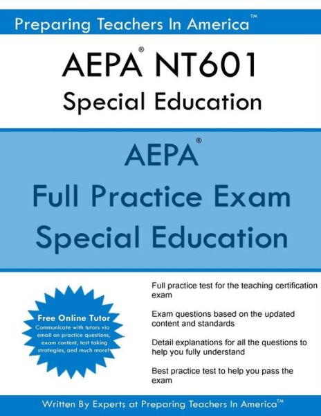 Cover for Preparing Teachers in America · Aepa Nt601 Special Education (Paperback Book) (2016)