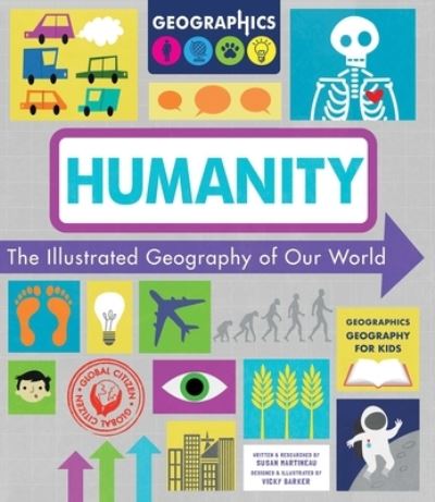 Cover for Susan Martineau · Humanity: The Illustrated Geography of Our World (Hardcover Book) (2019)