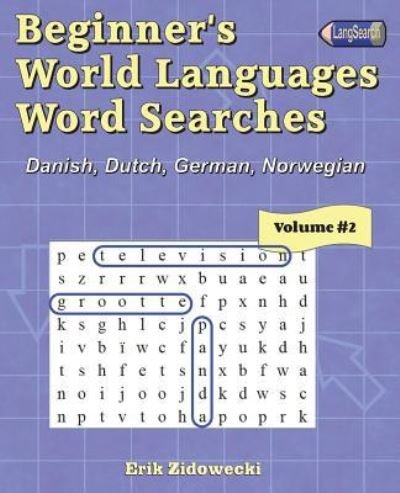 Cover for Erik Zidowecki · Beginner's World Languages Word Searches (Taschenbuch) (2018)