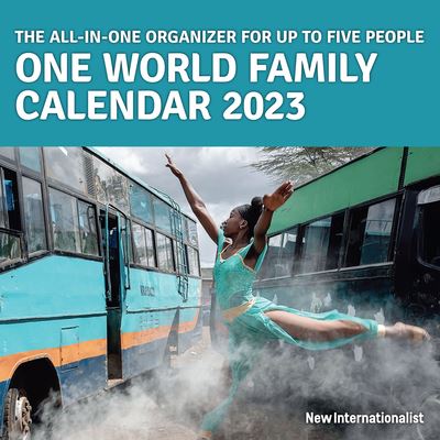 Cover for New Internationalist · One World Family Calendar 2023: The all-in-one organizer for up to five people (Calendar) (2022)