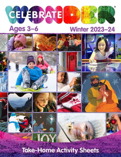 Cover for Abingdon Press · Celebrate Wonder All Ages Winter 2023-24 Preschool Take-Home Activity Pages (Paperback Book) (2023)