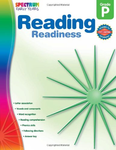 Cover for Spectrum · Reading Readiness, Grade Pk (Early Years) (Paperback Book) [Csm Wkb edition] (2011)