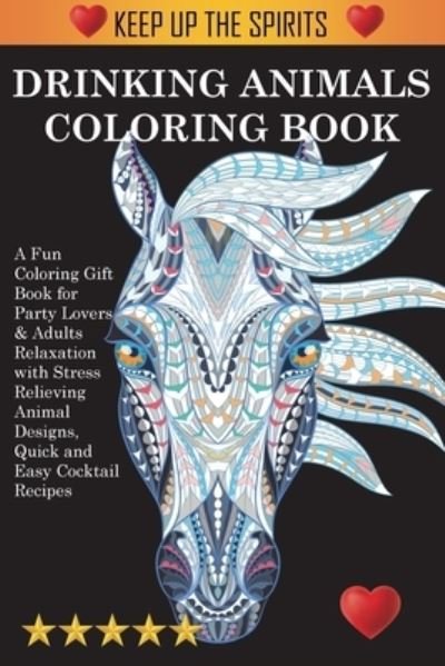 Cover for Adult Coloring Books · Drinking Animals Coloring Book (Paperback Book) (2024)