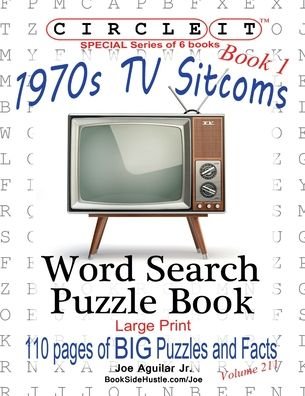 Cover for Lowry Global Media LLC · Circle It, 1970s Sitcoms Facts, Book 1, Word Search, Puzzle Book (Paperback Book) (2020)
