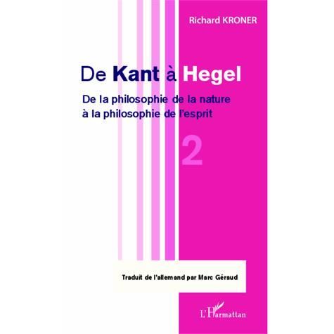 Cover for Richard Kroner · De Kant à Hegel (Tome 2) (Paperback Book) (2020)