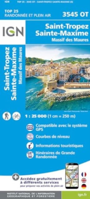 Cover for St-Tropez / Ste-Maxime / Massif des Maures - TOP 25 (Map) (2024)