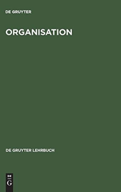 Cover for Kieser · Organisation (Buch) (1992)