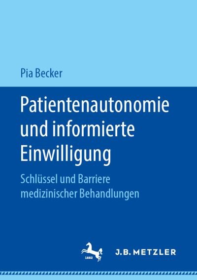 Cover for Becker · Patientenautonomie und informier (Bok) (2019)