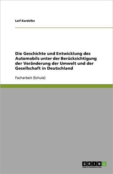 Cover for Kardelke · Die Geschichte und Entwicklung (Book) [German edition] (2011)