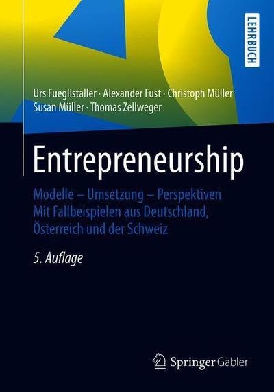 Cover for Urs Fueglistaller · Entrepreneurship (Book) [5., Uberarbeitete Aufl. 2019 edition] (2020)