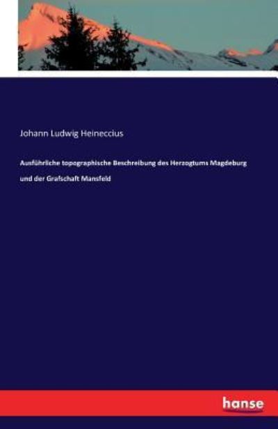 Cover for Heineccius · Ausführliche topographische (Book) (2016)