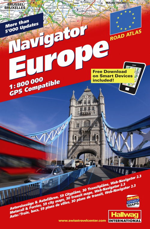 Cover for Hallwag · Navigator Europe (Book) (2014)